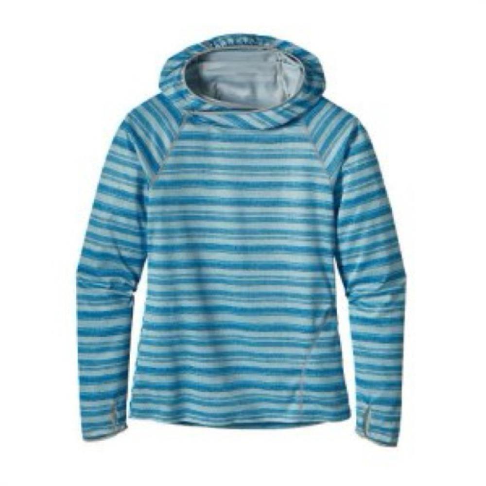 Patagonia Women's Sunshade Hoody Blue Heathered Size: Large Athletic Hoodie